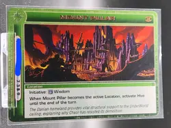 Chaotic Card : Mount Pillar Dawn Of Perim Dop First Edition Rare Location - Image 1