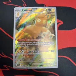 Pawmot 209/198 Scarlet & Violet Base Set Illustration Rare Holo Pokemon Card - Image 1
