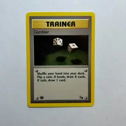 Gambler 60/62 Fossil Set 1st Edition Vintage 1999 Pokemon Card - Image 1