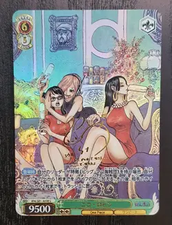 2 CARDS SET ~ ONE PIECE Nami Nico Robin GIRLS NIGHT Doujin Holo ACG Card - Image 3
