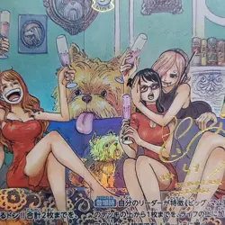 2 CARDS SET ~ ONE PIECE Nami Nico Robin GIRLS NIGHT Doujin Holo ACG Card - Image 4