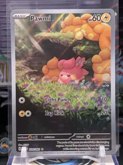 Pawmi 226/091 SV Paldean Fates Full Art Ultra Rare Holo Pokemon Card NM 11J - Image 1