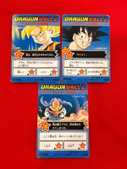 Dragon Ball Z Card No.1097,1100,1115 Vegeta Trunks Rare Amada Made in Japan - Image 2