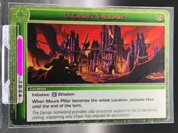 Chaotic Card : Mount Pillar Dawn Of Perim Dop First Edition Rare Location - Image 1
