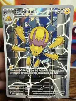 Pokemon Galvantula TCG White Flare Illustration Rare Card 117/086 Pack To Sleeve - Image 1
