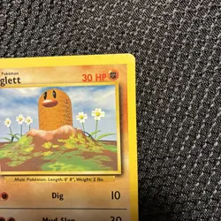 Pokemon Card - Diglett Base Set Fight Symbol Error 47/102 Common-mp/lp - Image 4