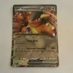 Pokemon Kangaskhan ex Holo Promo Card Sv: Scarlet & Violet 055 Basic EX - Image 1