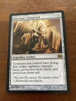 Akroma's Memorial 159 Future Sight Regular MTG TCG CARD NM - Image 1