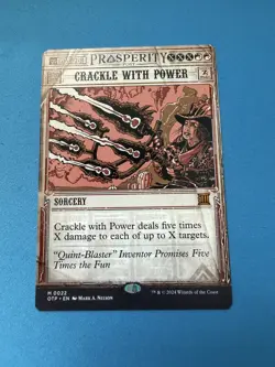 Crackle with Power Outlaws of Thunder Junction: Breaking News MTG - Image 1