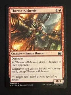 1x Thermo-Alchemist (164) Innistrad Midnight Hunt LP MTG Magic the Gathering x1 - Image 1