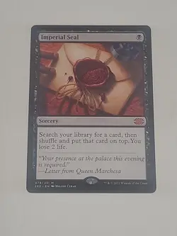 Mint/Near-Mint, English - 1 x MTG Imperial Seal Double Masters 2022 - Image 1