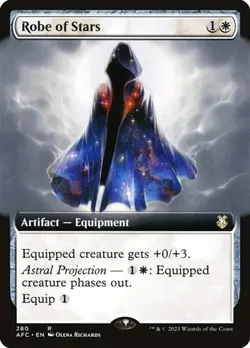 Robe of Stars - Extended Art AFC NM MTG - Image 1