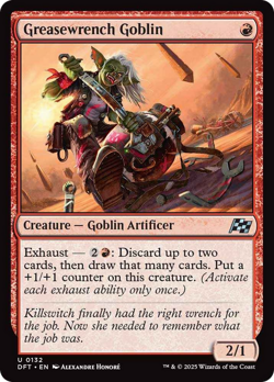 Greasewrench Goblin [Aetherdrift] Foil Near Mint - Image 1