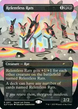 Relentless Rats (#11) - Promo Secret Lair NM MTG - Image 1