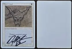 Signed MtG Magic Dan Frazier Artist Proof _ Revised _ BLACK WARD _ VHTF 1/100! - Image 1