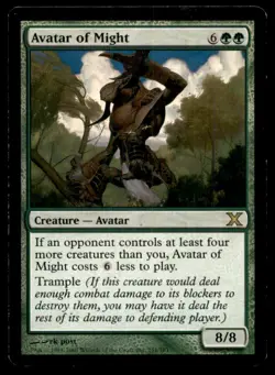 Avatar of Might LP Light Play Tenth Edition MTG [11481] - Image 1