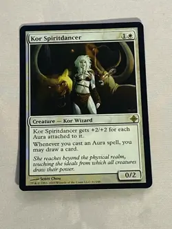 MTG FOIL Kor Spiritdancer Rise of the Eldrazi Magic the Gathering - Image 1