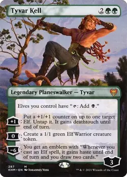 Tyvar Kell - Extended Art KHM NM MTG - Image 1