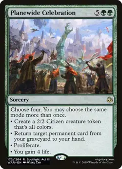 Planewide Celebration WAR NM MTG - Image 1