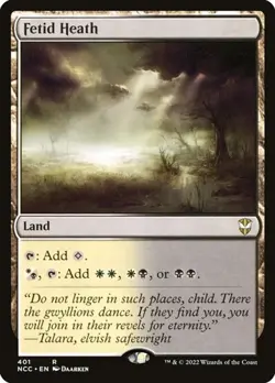 Fetid Heath Streets of New Capenna Commander NM MTG - Image 1