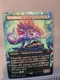 Wistfullness Borderless Regular MTG Lorwyn Eclipsed M-0296 - Image 1