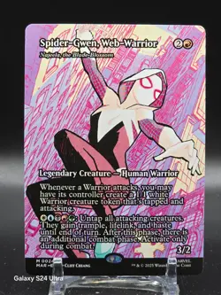 Spider-Gwen Web-Warrior Regular Near Mint (Najeela, The Blade-Blossom) - Image 1
