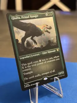 Ghalta, Primal Hunger #561 Rare Legendary, Etched Foil, NM Commander Masters MTG - Image 1