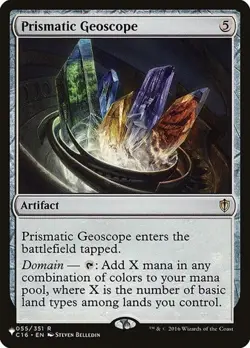 Prismatic Geoscope The List NM MTG - Image 1
