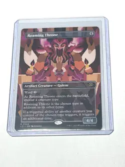 Magic The Gathering The Lost Caverns of Ixalan Roaming Throne (Borderless) NM - Image 1
