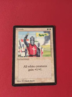 Crusade LP/MP Beta MtG Magic - Image 1