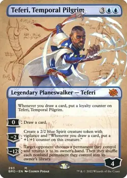 Teferi, Temporal Pilgrim - Extended Art BRO NM MTG - Image 1