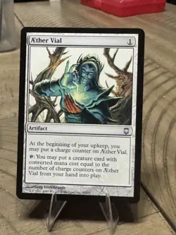 💥 MTG Magic the Gathering - AETHER VIAL Darksteel * Never Played - Image 1
