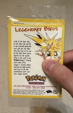 SEALED Pokemon 2000 Legendary Birds Promo (Zapdos) - Image 3