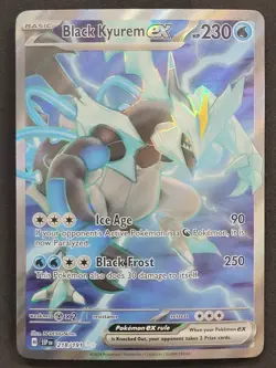 Black Kyurem ex 218/191 Ultra Rare Surging Sparks Pokemon TCG - Image 1