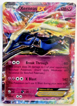 Xerneas EX 97/146 XY Base Set 2014 Ultra Rare Pokemon TCG - MP - Image 1