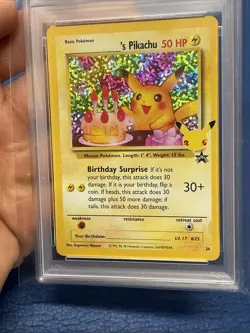 2021 POKEMON CELEBRATIONS CLASSIC COLL #24 BIRTHDAY PIKACHU-HOLO PSA 10 Gem Mint - Image 4