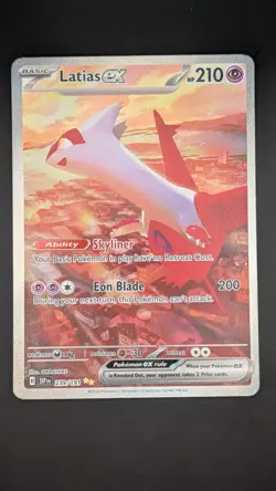 Pokemon TCG Latias ex 210 HP 239/191 Sv08 Special Illustration Rare Holo - Image 1