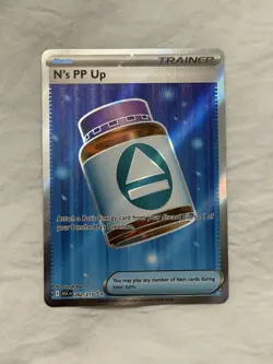 N's PP Up 262/217 Full Art Ultra Rare Pokemon Ascended Heroes ENGLISH NM - Image 1
