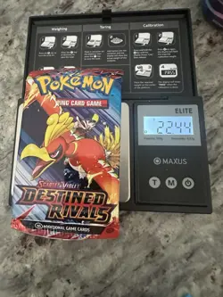 22.44g! HEAVY -Pokemon Destined Rivals Booster Pack (Sealed)-Possible GODU - Image 1