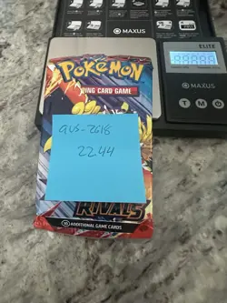 22.44g! HEAVY -Pokemon Destined Rivals Booster Pack (Sealed)-Possible GODU - Image 3