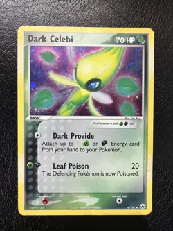Pokemon Dark Celebi 4/101 Hidden Legends Holo DMG - Image 1