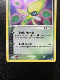 Pokemon Dark Celebi 4/101 Hidden Legends Holo DMG - Image 3