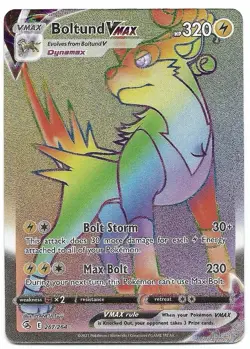 Boltund VMAX (Secret) 267/264 Swsh08: Fusion Strike Holo Pokemon TCG - NM - Image 1