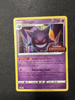 Pokemon Gengar SWSH241 Lost Origin Prerelease Holo Black Star Promo NM - Image 1