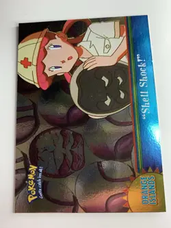 2000 Topps Pokemon TV #OR6 "Shell Shock!" Foil Series 3 FREE COMBINED SHIP - Image 1