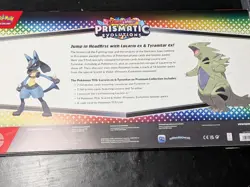 Pokemon Lucario Ex Tyranitar Ex Premium Collection Sams Club Prismatic SEALED - Image 2