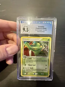 2005 Pokemon EX Sceptile Rev Holo Emerald CGC 9.5 (10) - Image 1