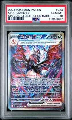 POKEMON 2024 CHARIZARD ex SPECIAL ILLUSTRATION RARE PALDEAN FATES #234 PSA 10 - Image 1
