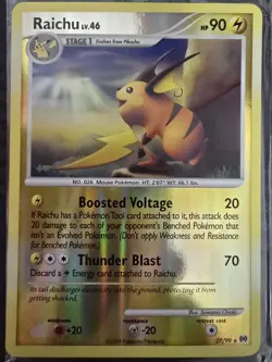 Raichu - 27/99 - Pokemon Arceus Reverse Holo Rare - NM - Image 1