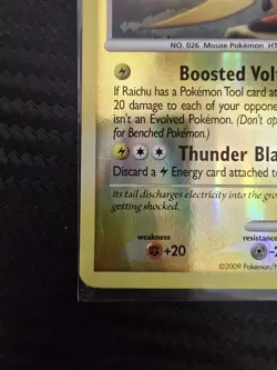 Raichu - 27/99 - Pokemon Arceus Reverse Holo Rare - NM - Image 2